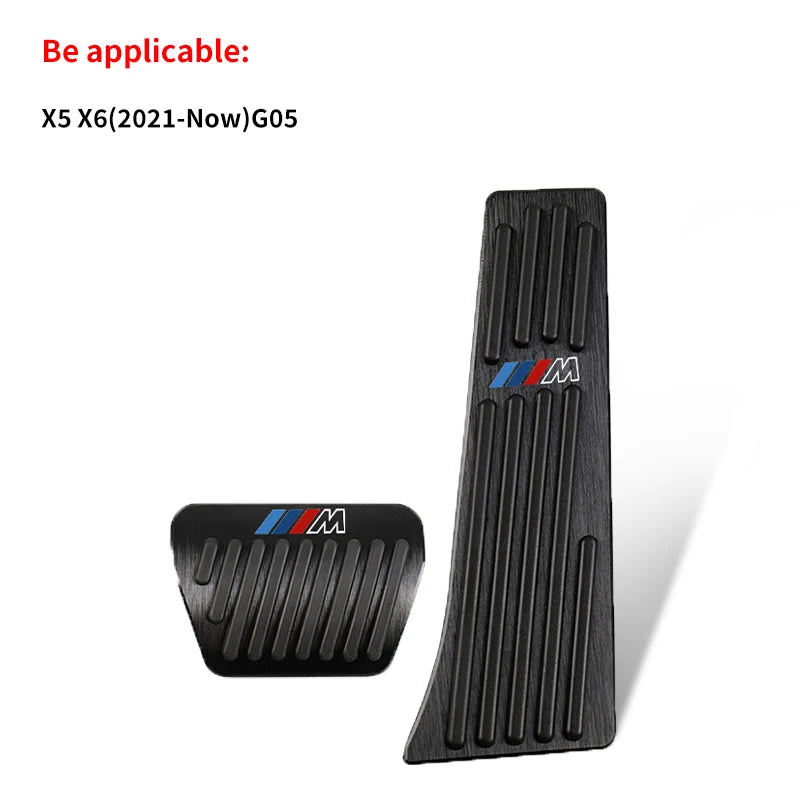BMW M-Style Pedal Cover Set (2pcs) — Variant: F20 / F48 / F39
