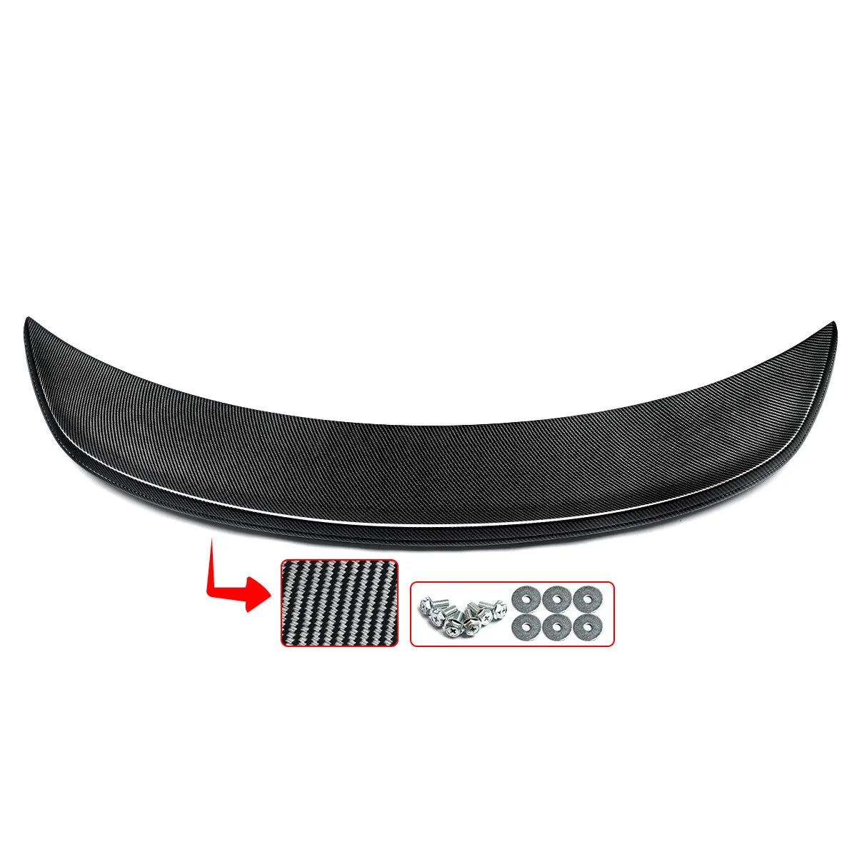 Rear Boot Spoiler Lip (Carbon-Style) – Volkswagen Beetle (2011–2019)