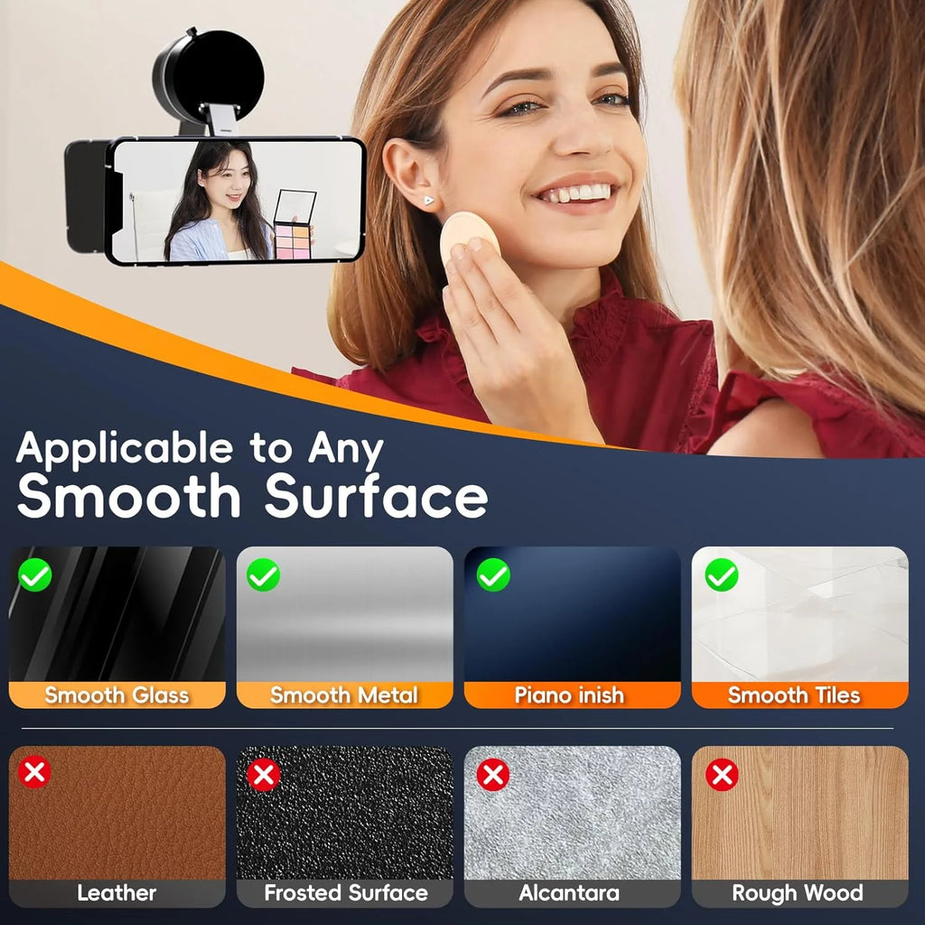 Magnetic Car Phone Holder with 360° Rotation & Foldable Design