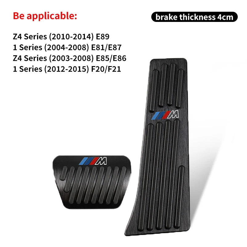 BMW M-Style Pedal Cover Set (2pcs) — Variant: F20 / F48 / F39
