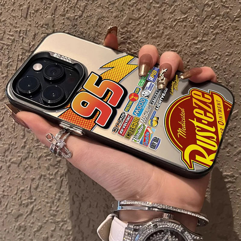 Lightning McQueen Shockproof Hard Case for iPhone 7-16