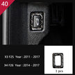 Carbon Fibre Interior Trim Sticker Set (Gearshift / AC / CD / Door Trim) – BMW X3 F25 / X4 F26