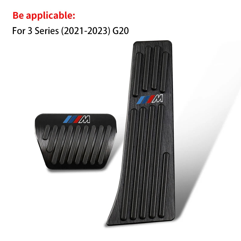 BMW M-Style Pedal Cover Set (2pcs) — Variant: F20 / F48 / F39