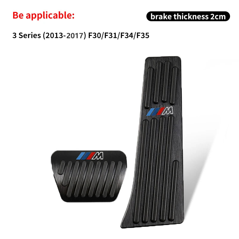 BMW M-Style Pedal Cover Set (2pcs) — Variant: F20 / F48 / F39