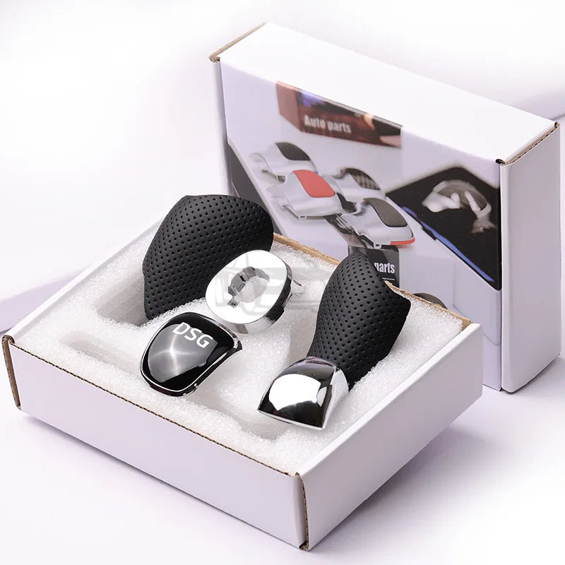 Leather DSG Gear Shift Knob Cover – Skoda Octavia/Superb/Fabia/Yeti (2010–2020)