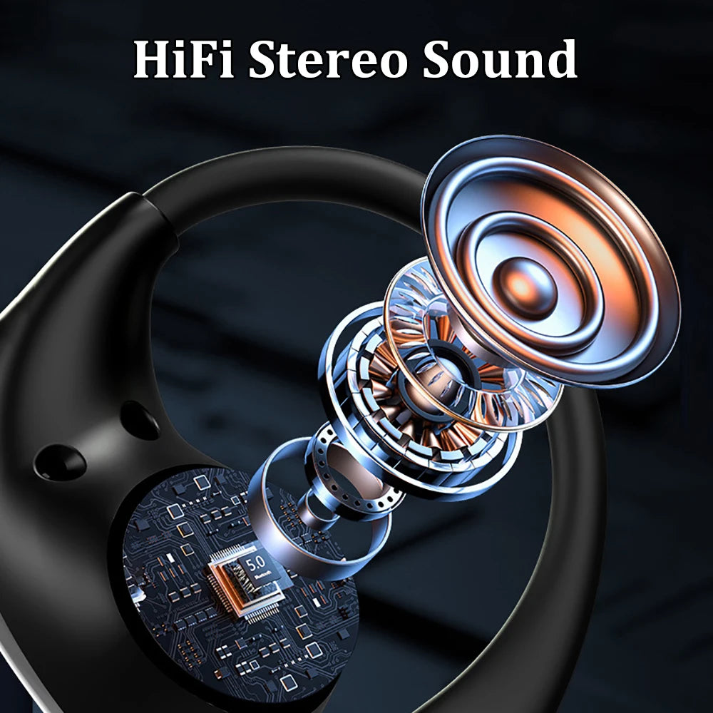 Bluetooth Ear Hook Headphones Waterproof