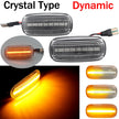 Audi LED Side Marker / Wing Repeater Lights (Smoked Lens, Amber)
