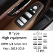 BMW 3/4 Series Centre Console / Gear-Shift Trim Sticker (Carbon-look)